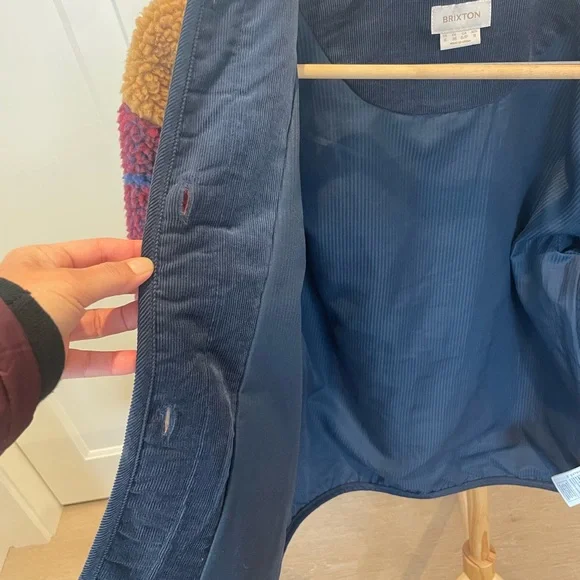 Brixton Delilah Multicolor Plaid Sherpa Jacket - Picture 7 of 10